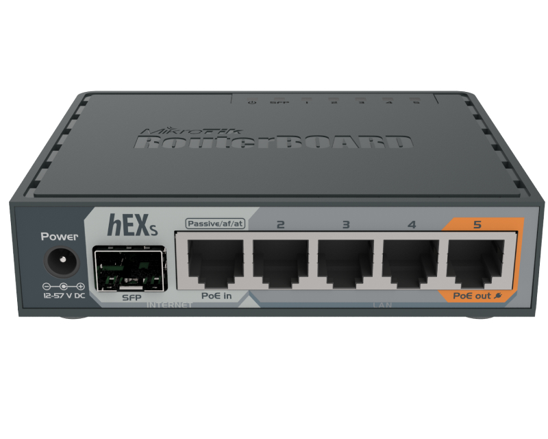 (RB760iGS) Gigabit hEX S, RouterOS L4,  ruter
