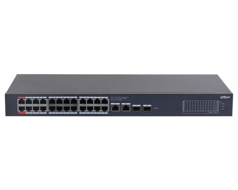 CS4228-24GT-375 28-Port Cloud Managed Desktop Gigabit Switch with 24-Port PoE