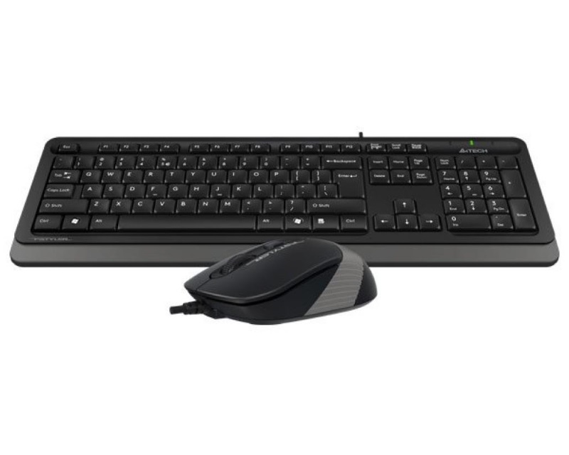 F1010 FSTYLER USB US siva tastatura + USB sivi miš