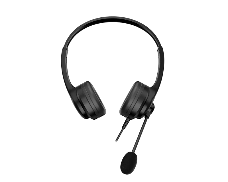 HS-235U AI USB slušalice sa mikrofonom crne