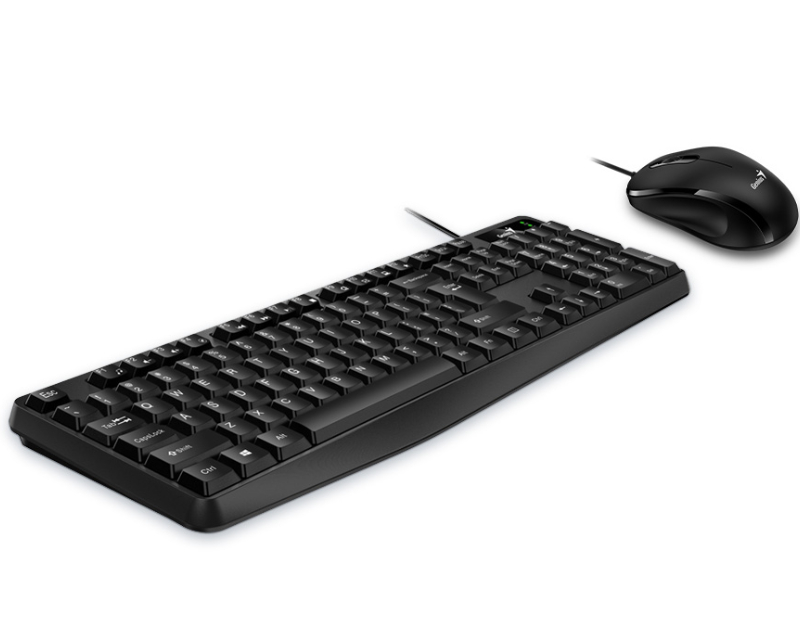 KM-170 USB US crna tastatura+ USB crni miš