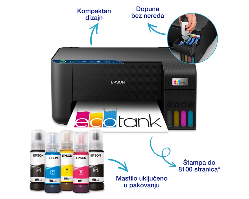 L3271 EcoTank ITS wireless multifunkcijski inkjet štampač