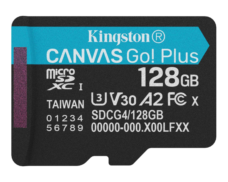 Memorijska kartica U3 V30 microSDXC 128GB Canvas Go Plus 200MB/s A2 SDCG4/128GBSP