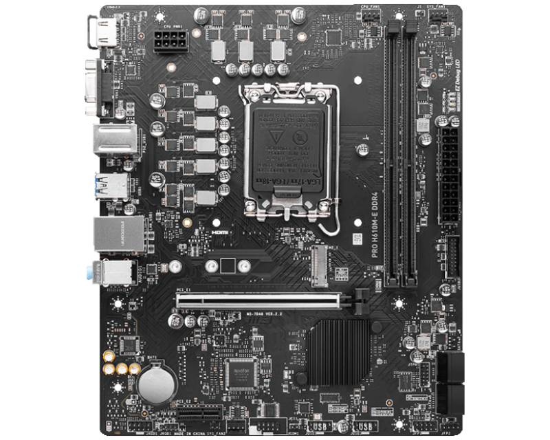 PRO H610M-E DDR4