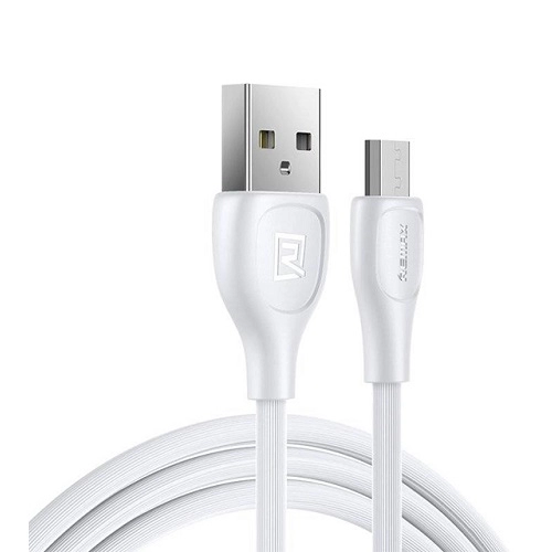RC-160m Micro USB 2.1A 1m beli