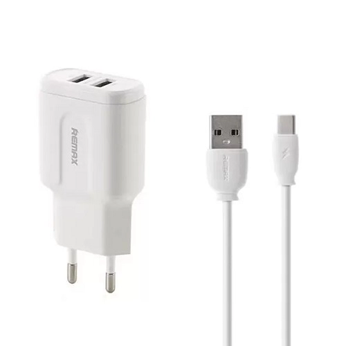 RP-U22 Dual USB 2.4A Micro USB Fast Charging punjač beli