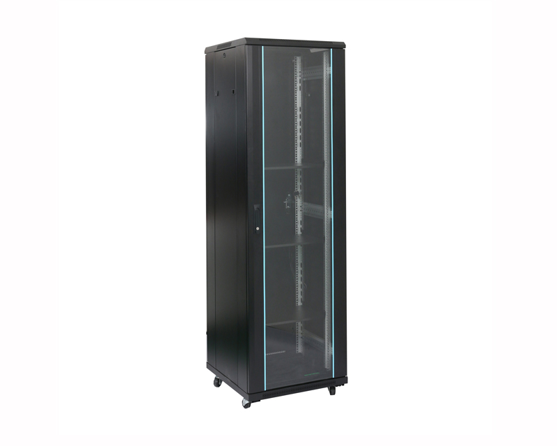 Rack orman samostojeći, 27U, 600x800, staklena vrata (pakovanje od 3 kutije)