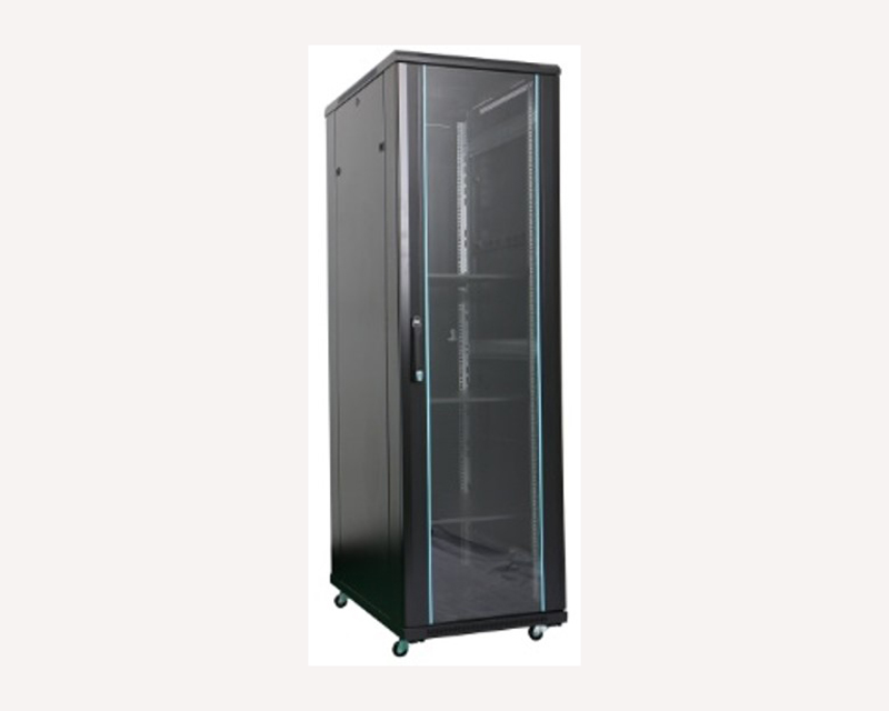 Rack orman samostojeći, 42U, 800x800, staklena vrata (pakovanje od 5 kutija)