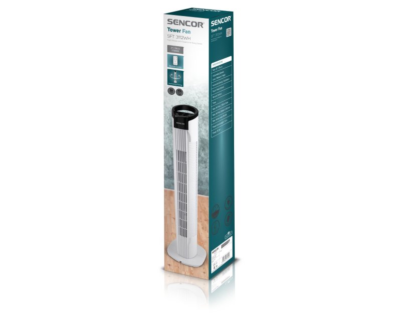 SFT 3112WH podni ventilator