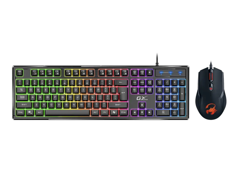 Scorpion KM-GX6 Gaming RGB USB US crna tastatura +  miš