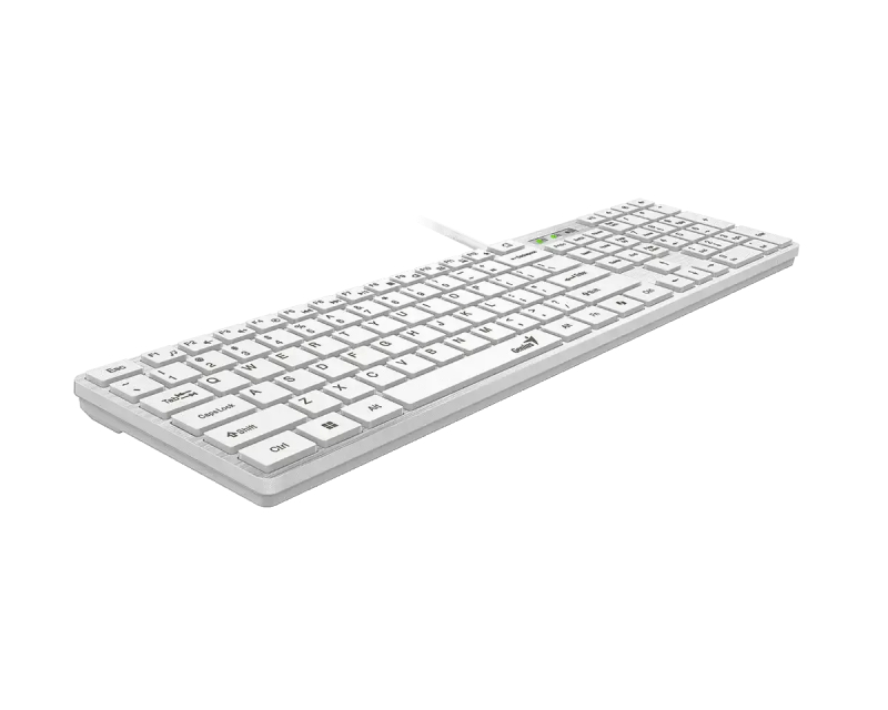 SlimStar 126 USB US bela tastatura