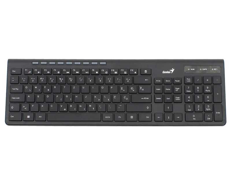 SlimStar 7230 USB YU wireless crna tastatura