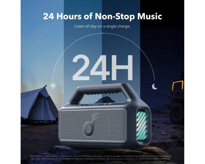 Soundcore Boom 2 80W 2.1 prenosivi bluetooth IPX7 zvučnik plavi
