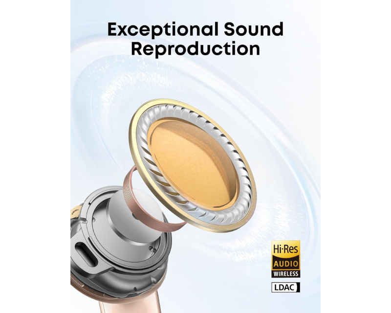 Soundcore Liberty 5 TWS ANC BT bubice sa mikrofonom roze