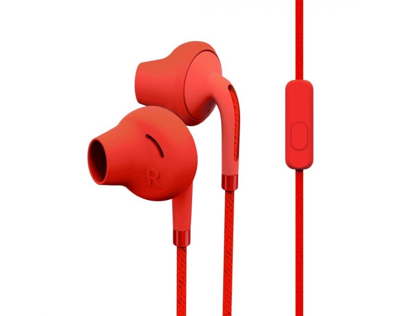 Style 2+ Raspberry slušalice sa mikrofonom crvene (M44717)