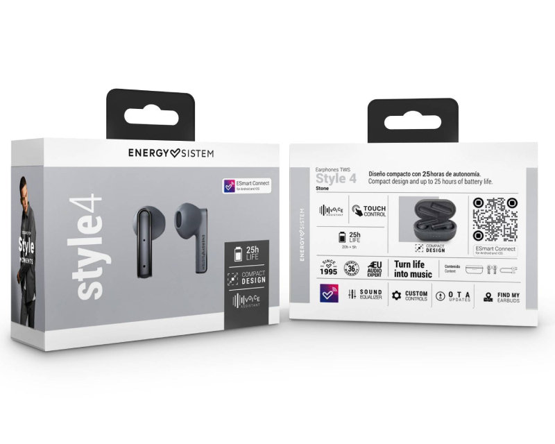 Style 4 Stone True Wireless slušalice crne (M45350)