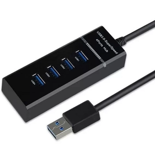 USB HUB 4 Port 3.0 HY-SPEED 303 crni
