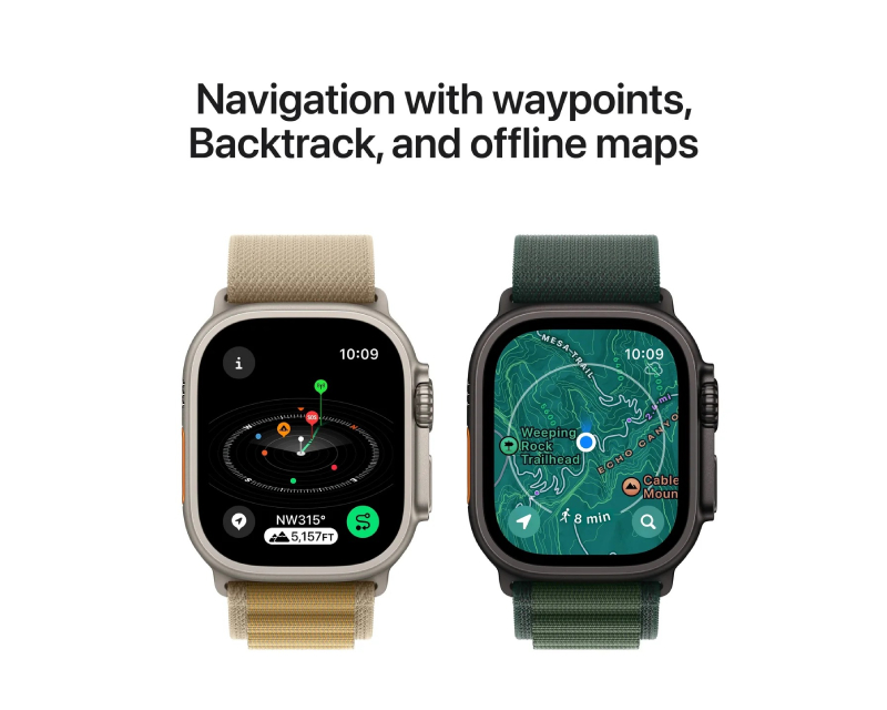 Watch Ultra2 v2 Cellular 49mm Natural Titanium Case with Tan Alpine Loop - Small (mx4e3se/a)