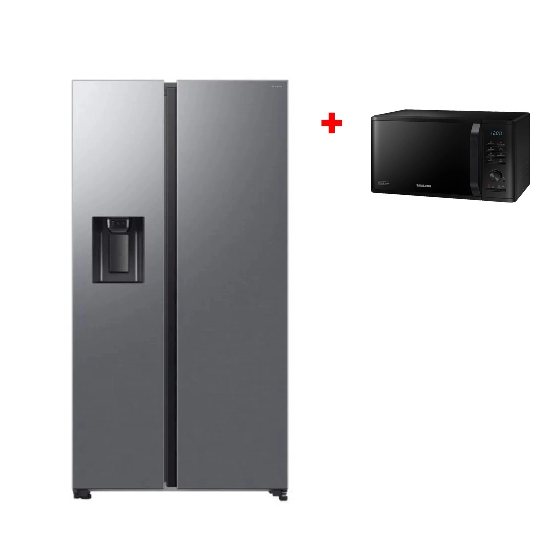 Samsung RS70F65KETEO SBS frižider,420l+220 l,No Frost,dispenzer,ledomat, ŠxVxD:912x1784x726, silver