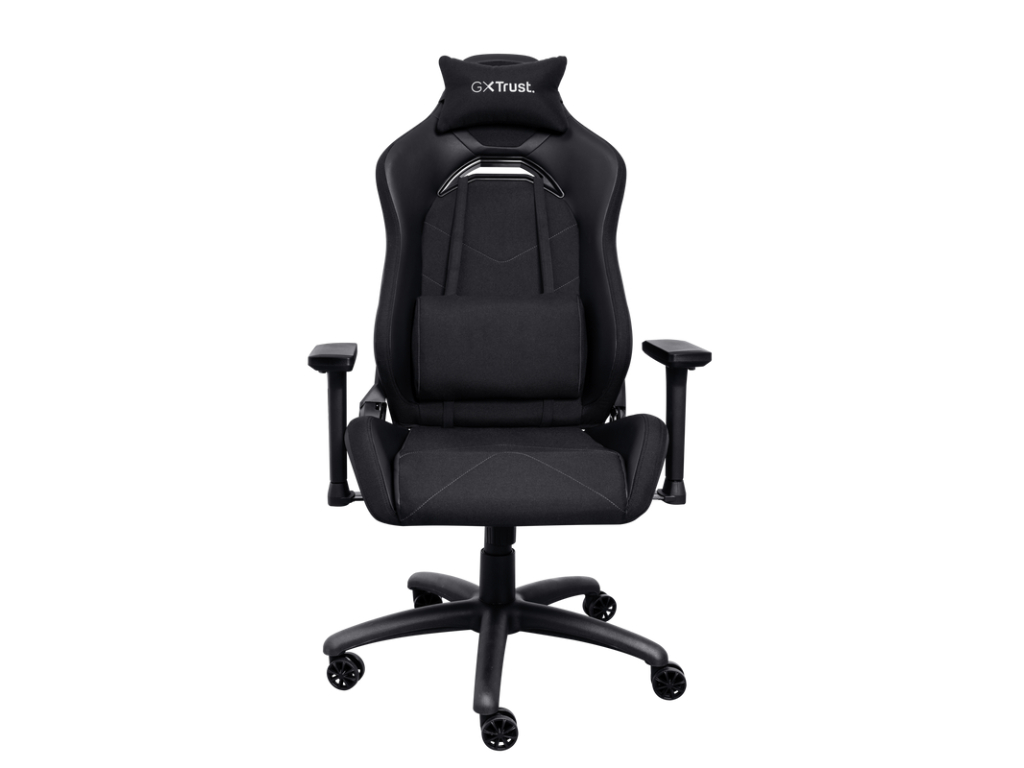 TRUST GXT 714 RUYA Comfortable Gaming Chair, Gas lift class 4, Max. weight 150 kg, Black