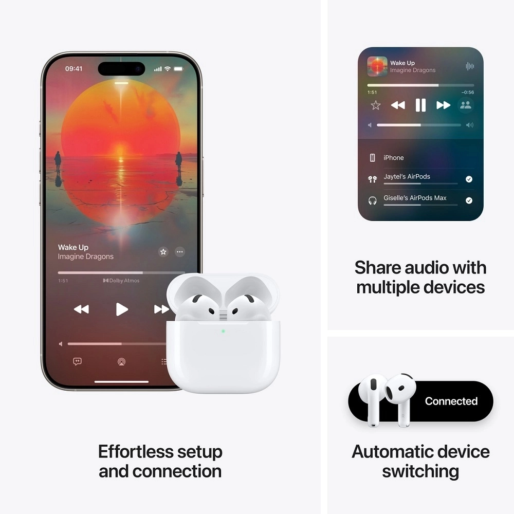 Apple AirPods 4  White (USB-C)