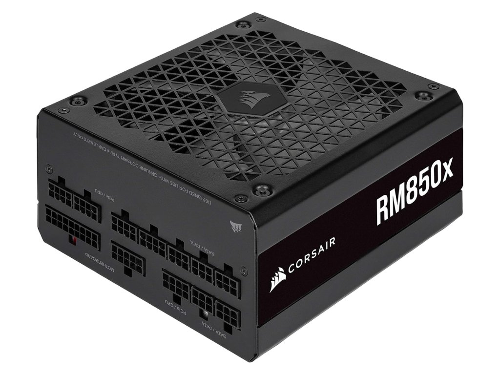 CORSAIR RMx Series RM850x 850W Fully Modular Power Supply, GOLD, ATX 3.1, PCIe 5.1, 140mm Fan