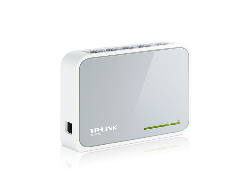 TP-LINK 5-Port 10/100Mbps Desktop Switch, TL-SF1005D
