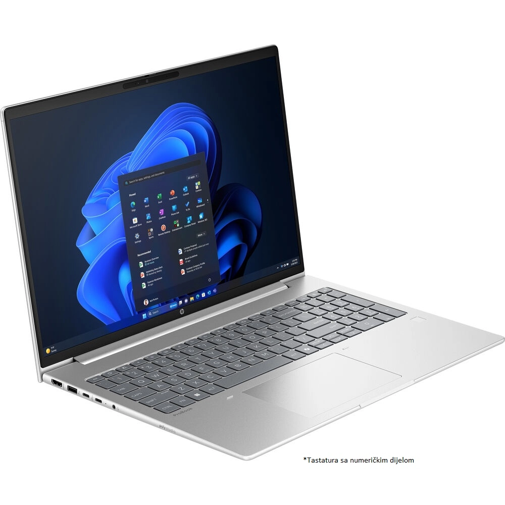 HP ProBook 4 G1iR Ultra5 120U/512GB/16GB/16 " WUXGA/Integrated/NoOS/Pike Silver Aluminum