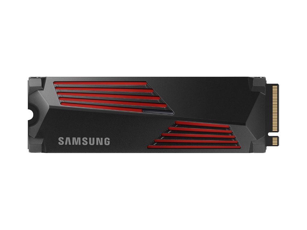 SAMSUNG M.2 SSD 1TB 990 PRO Heatsink, PCI-E 4.0 NVMe 2.0, Read Up to 7450 MB/s,Write Up to 6900 MB/s