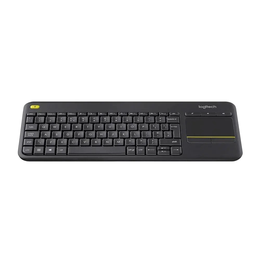 LOGITECH K400 Plus Wireless Touch Keyboard Black YU