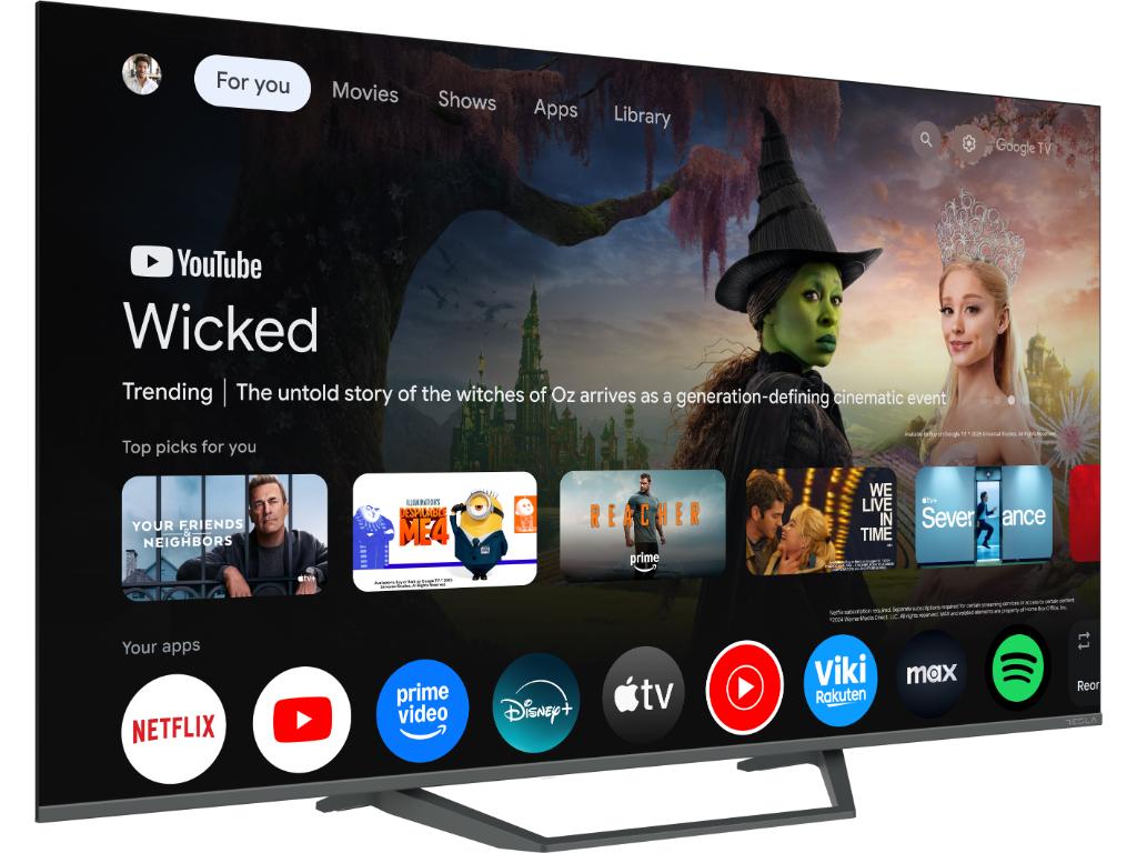 Tesla Q50E655GUS QLED TV 50" ultra HD, Google TV smart, frameless, DVB-T2/C/S2