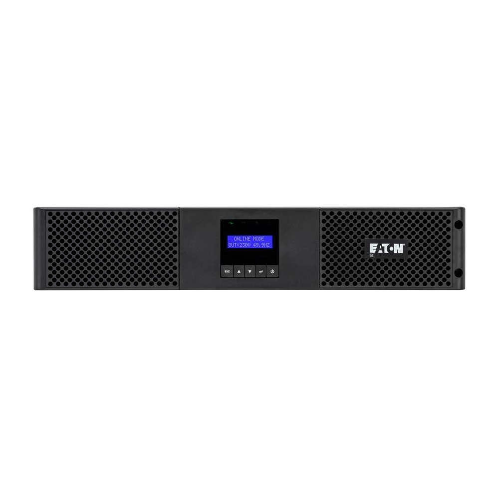 Eaton 9E UPS, 1000 VA, 900 W, Input: C14, Outputs: (4) C13, Rack, 2U, Online/Double-conversion