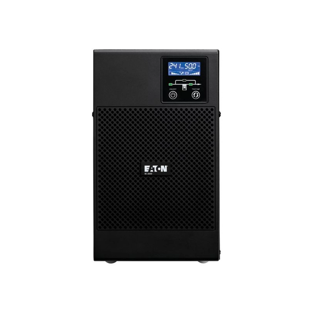 Eaton 9E UPS, 2000 VA, 1600W, Input: C14, Output: (6) C13, Tower, Online/Double-conversion