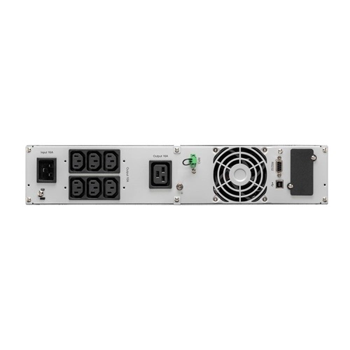 Eaton 9E UPS,2000 VA,1800 W,Input:C14, Outputs:(6)C13,Rack,2U,Online double conversion