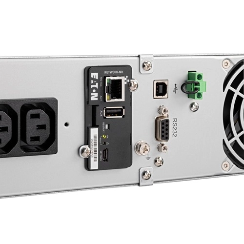 Eaton 9E UPS,2000 VA,1800 W,Input:C14, Outputs:(6)C13,Rack,2U,Online double conversion