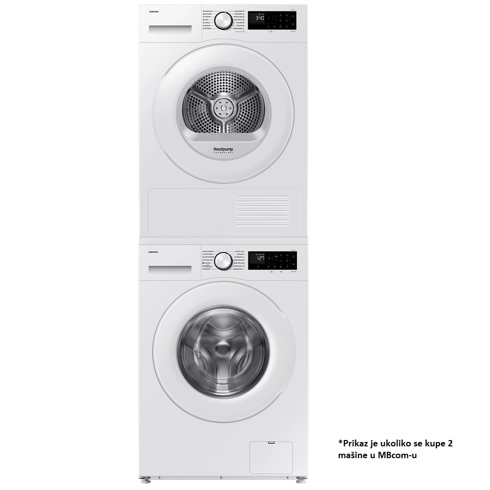 Samsung DV90DG52A0TELE mašina za sušenje veša sa toplotnom pumpom, 9kg, Space Max, 60x85x60